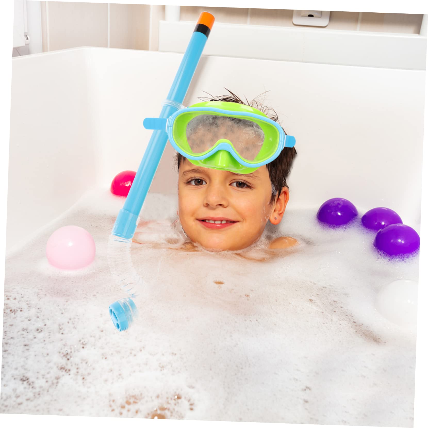 Toddmomy 2juegos De Buceo Infantil Tubo Set De Snorkeling para Equipamiento De Buceo Prueba De para Diversión y Piscina Diseño y