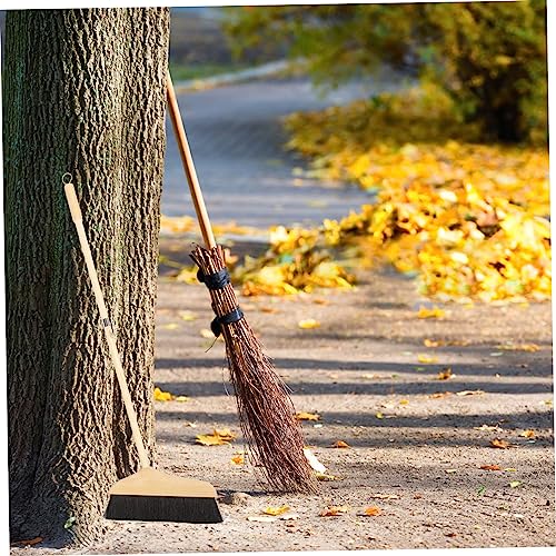 Anneome Pferdehaar Besen Langem Griff Robuster Haushaltsbesen für Böden und Teppiche Antistatische Borsten für Effektive Staubaufnahme Geeignet für Oberflächen – Bild 4