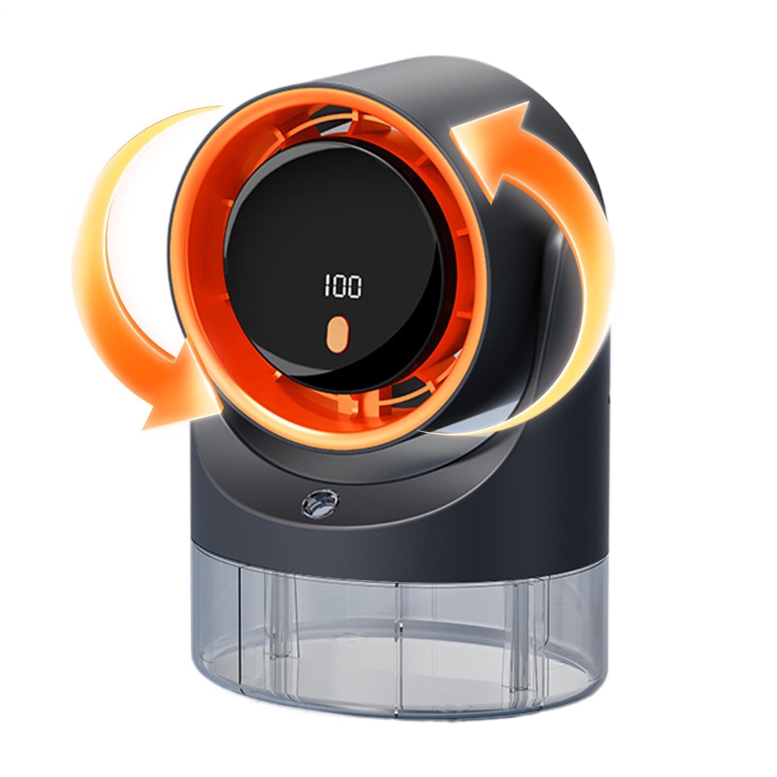 Ventilateur de bureau compact ajustable avec réservoir d'eau rafraîchissant pour l'été
