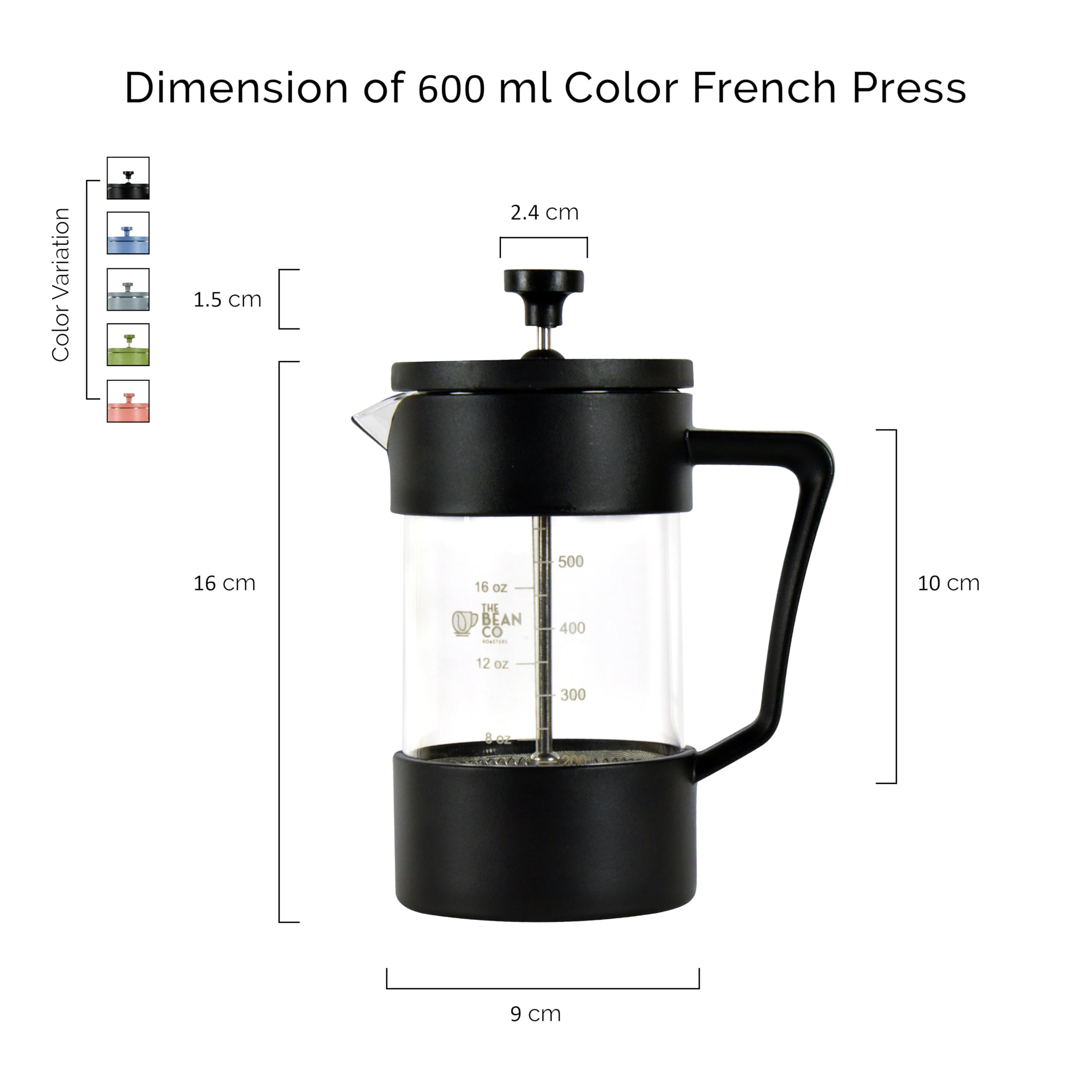 The Bean Co. French Press - Rich Coffee Flavor -5