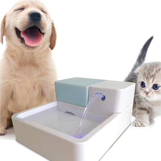 lunvon pet drinking fountain