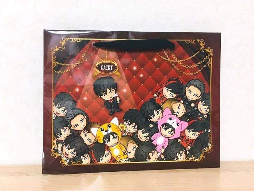Amazon.co.jp: ▽GACKT ショップ袋 紙袋 ショッパー がくっち