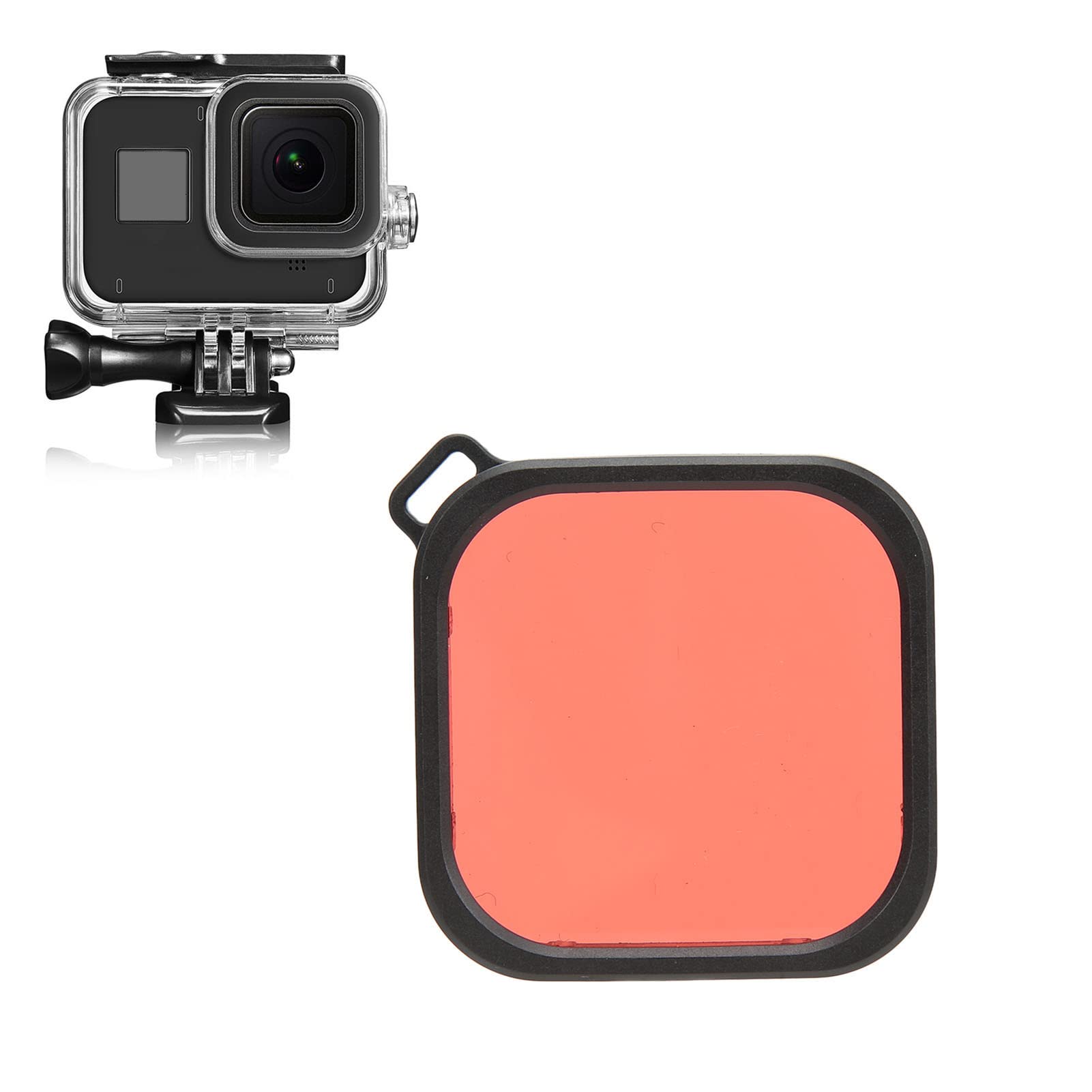 Filtro Rosso Per Action Cam Shanrya - Correzione Colore Per Riprese Subacquee - Foto 10