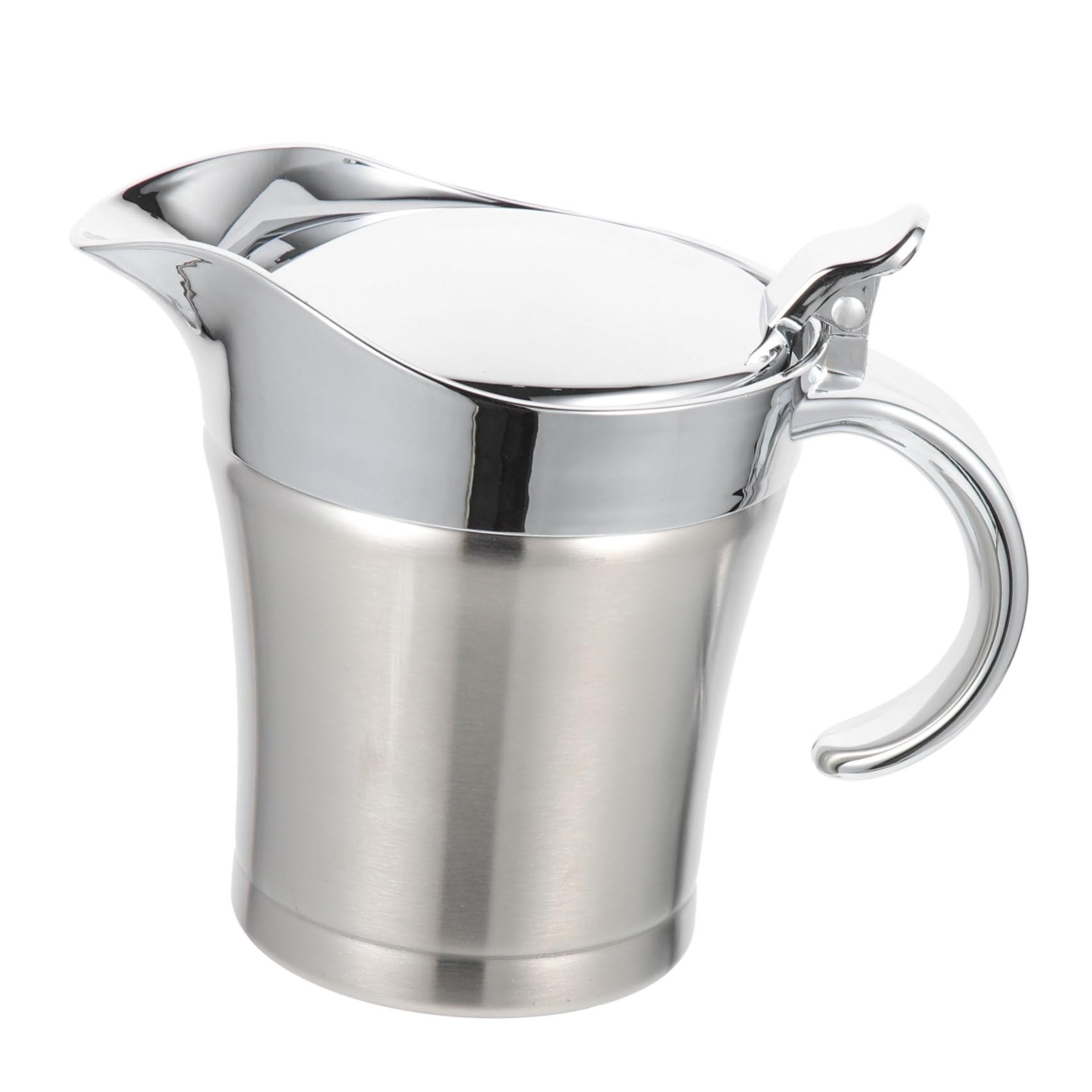 Dispensador de Salsa para Servir de Acero Inoxidable 500ml Vertedor Conveniente y Diseño Antigoteo para Cocina y Mesa