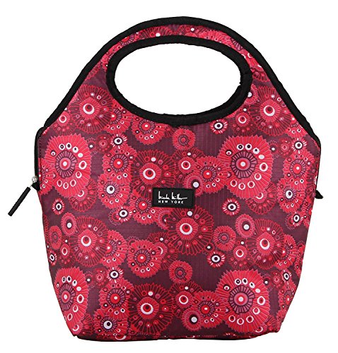 Nicole Miller of New York Insulated Lunch Cooler- Fushion Red 13 Tote