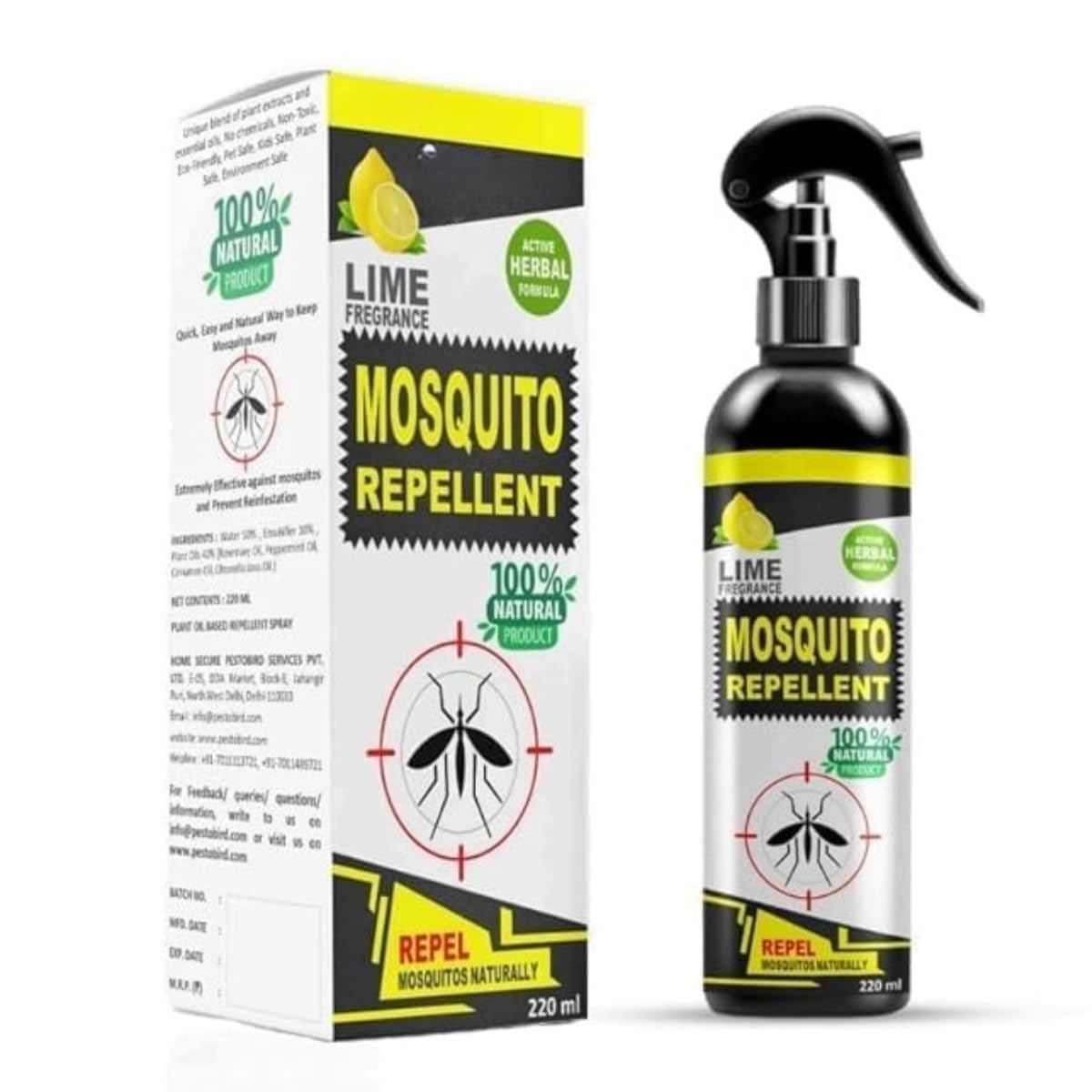 Natural Mosquito Repellent Body Spray | Bug Spray for Kids & Adults | Long-Lasting Mosquitoes, Ticks & Insects | Safe, Non-Toxic & Eco-Friendly-image-48