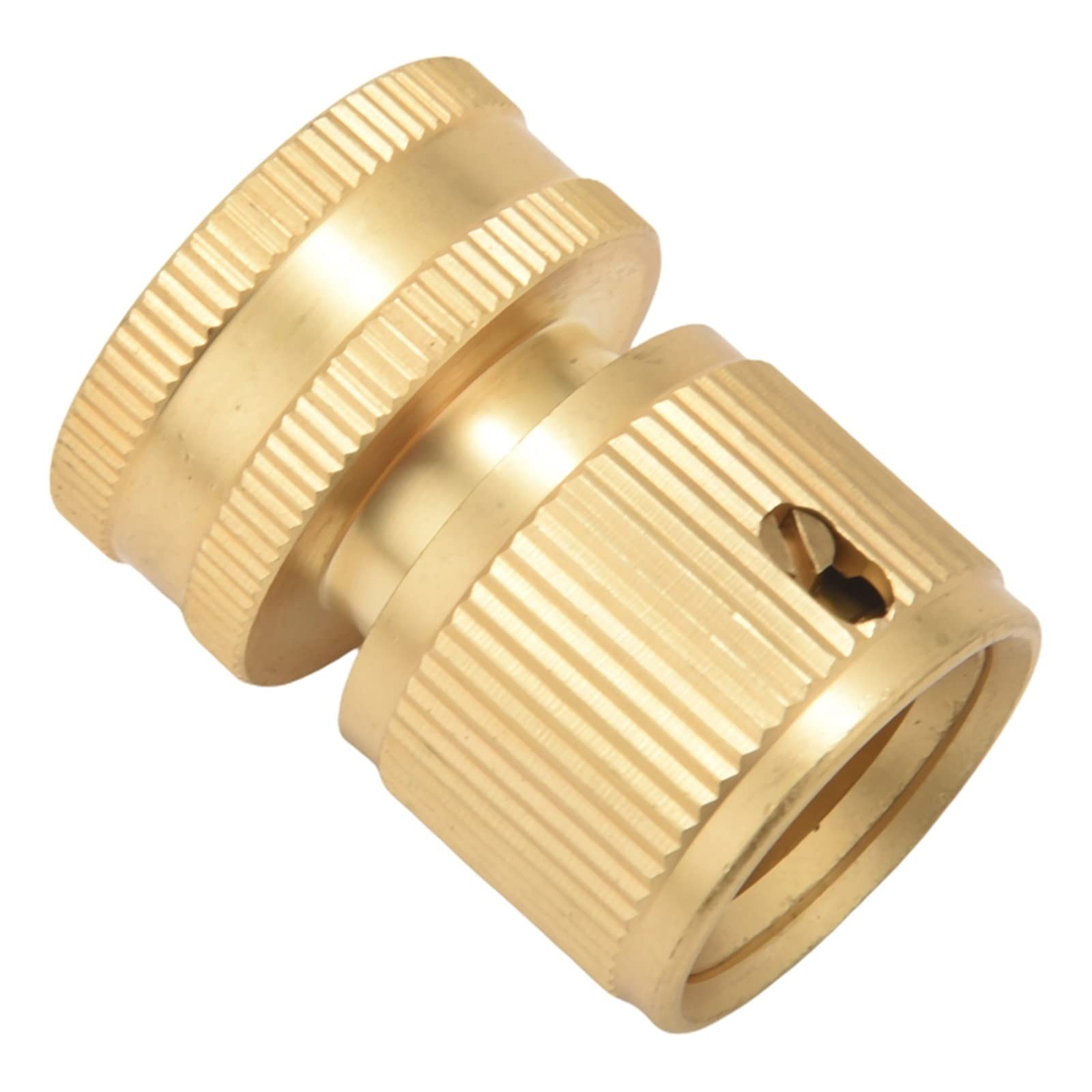 Raccordi rapidi for Tubo da Giardino in Ottone Massiccio 3/4 Pollici GHT Raccordi Facili da collegare Tubo for Acqua Senza perdite Maschio Femmina Valore 5 Pezzi