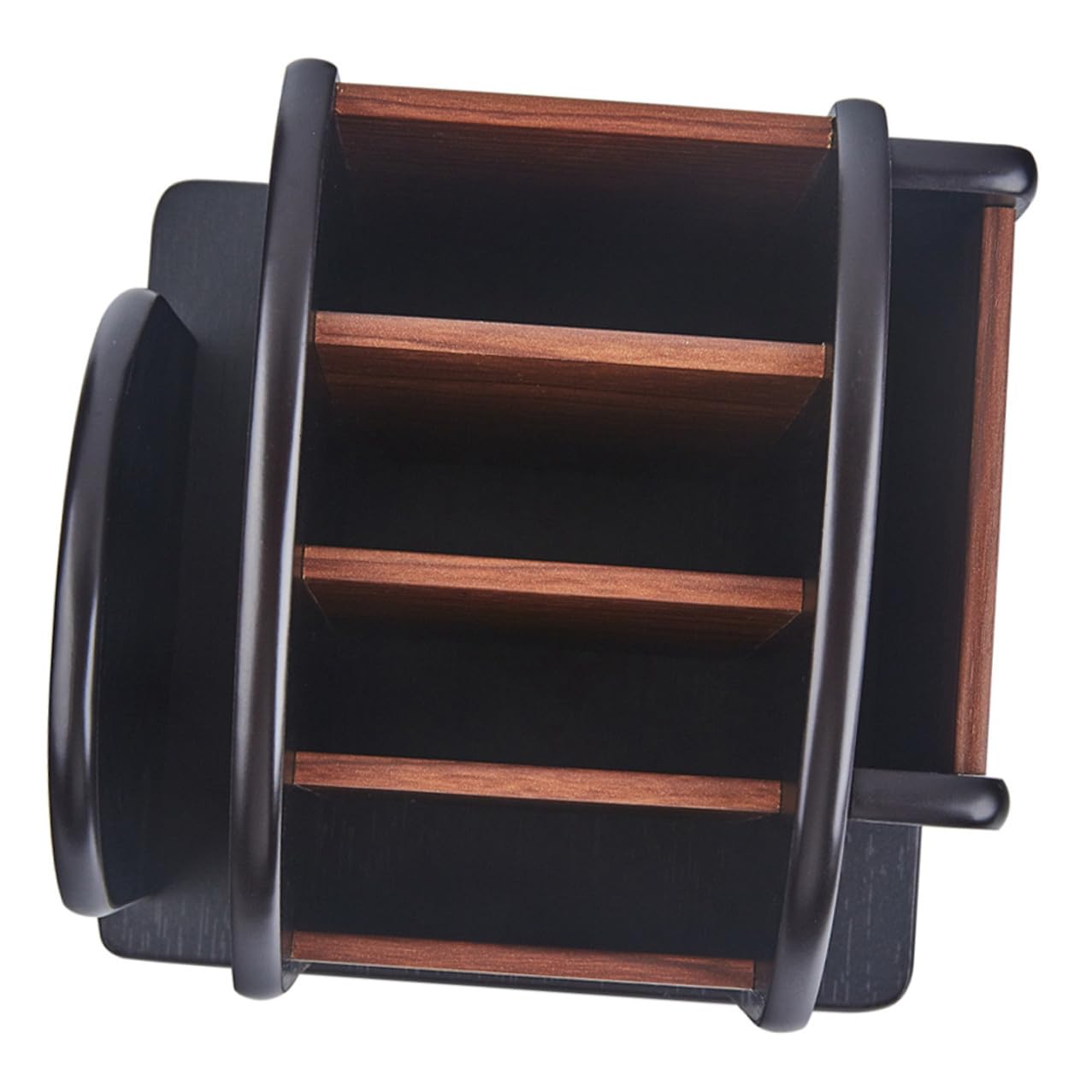 Lurrose Stifthalter Schwarz für Schreibtisch, Schreibtisch Organizer | Schulanfang Party, Ordnung für Stifte und Zubehör, Kratzfest, Passend für Büro und Homeoffice