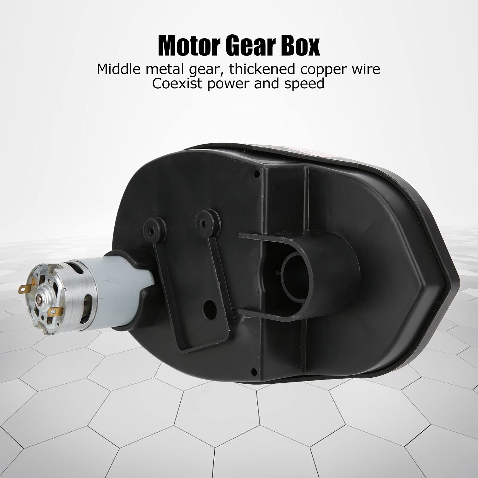 YWBL-WH 2 Pezzi 12 V 550 16000 Giri/min. Trasmissione Motore Elettrico per Bambini su Auto Giocattolo, Pezzi di Ricambio per Apparecchiature Meccaniche di Potenza