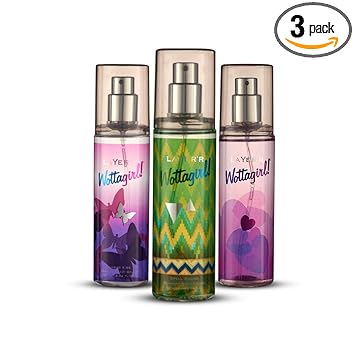 LAYER`R, Wottagirl Secret Crush Spell BoundAmber Kiss Body Spray For Women, aquatic citrus; floral, 60 millilitre