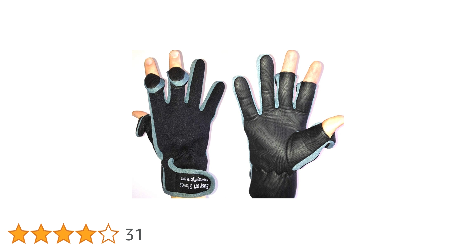Easy Off Gloves Unisex Skiing And Photography Gloves. Fold Back Magnet Attached Finger Tips With Zip Pocket For Memory Cards