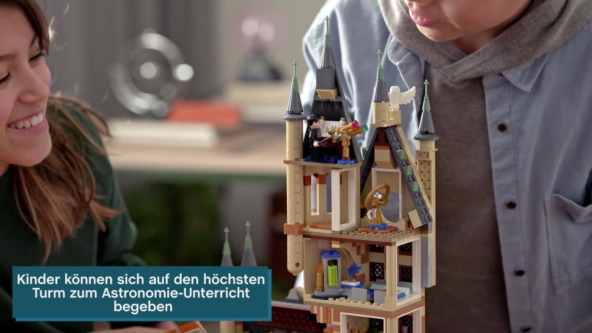 LEGO 75969 Harry Potter Astronomieturm auf Schloss Hogwarts, Spielzeug kompatibel mit der Großen Halle von Hogwarts und… – Bild 7