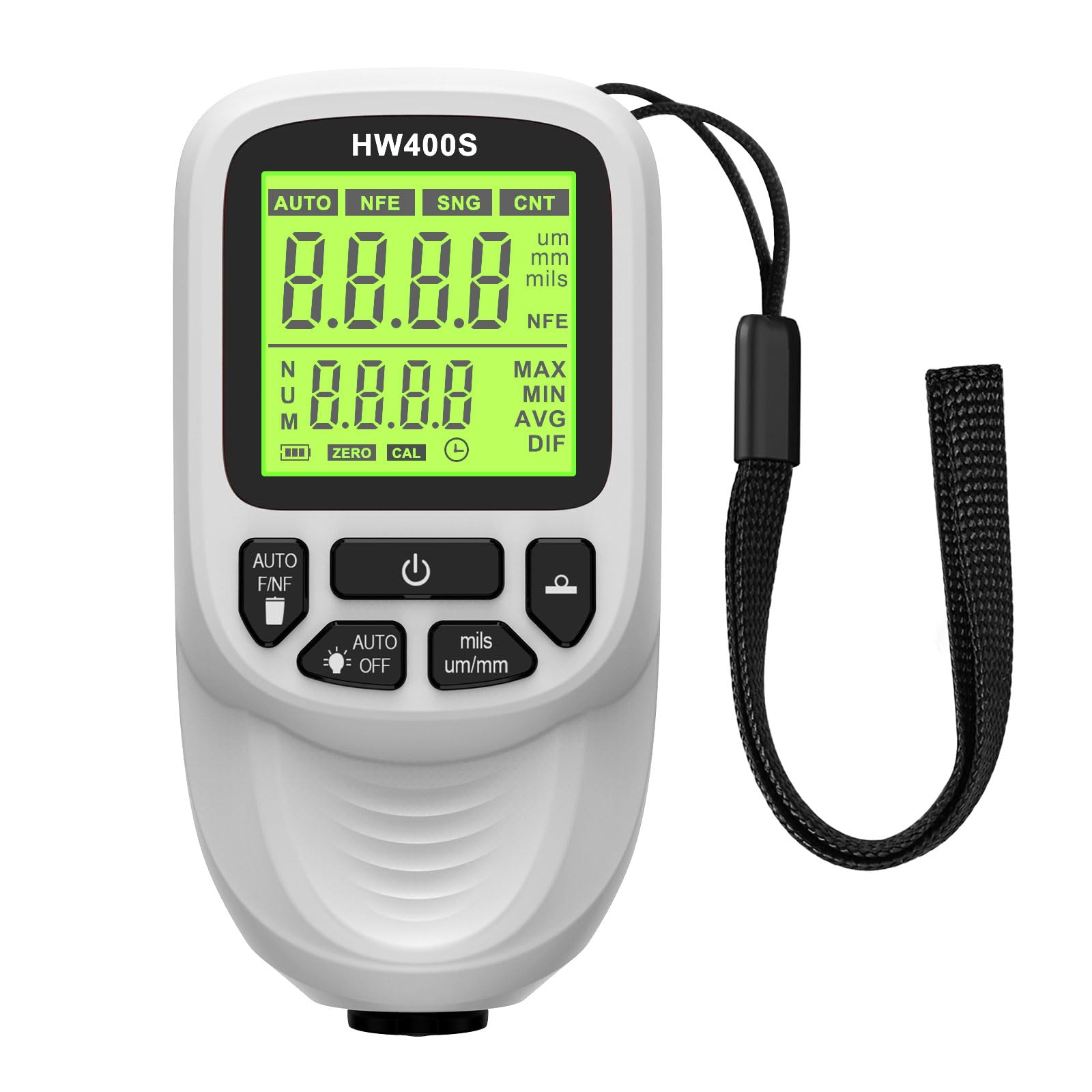 Digital Coating Thickness Gauges Paint Thickness Meter Paint Meter for Automotive Measurement 0-2000μm Digital