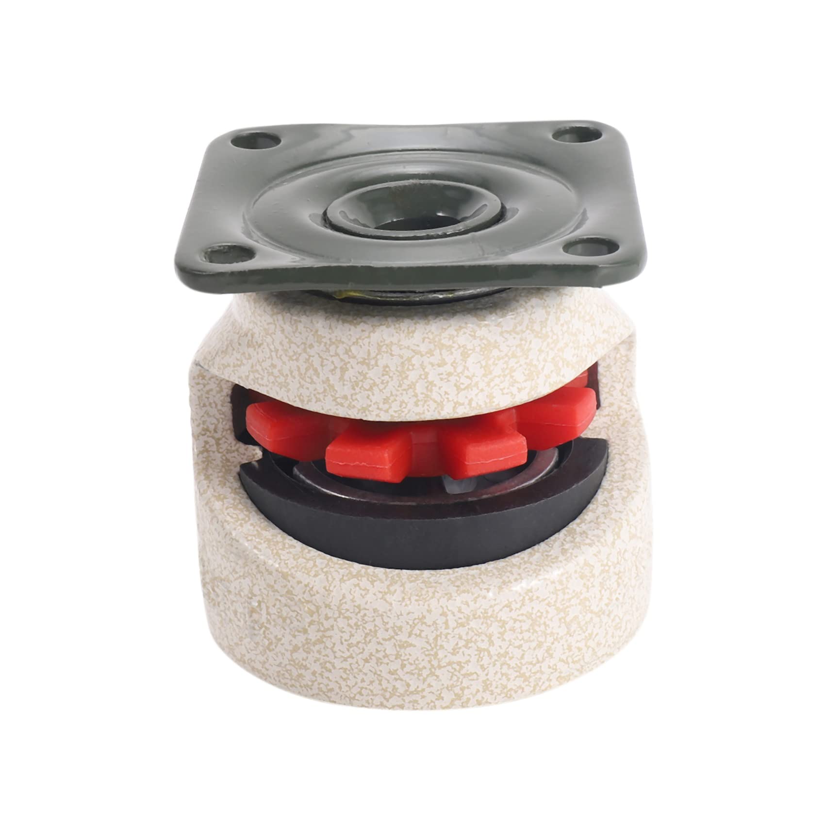 4 Stück Einziehbare Nivellierrollen GD-40 | 150 Kg Tragkraft | Für Bürostühle & Industriemaschinen