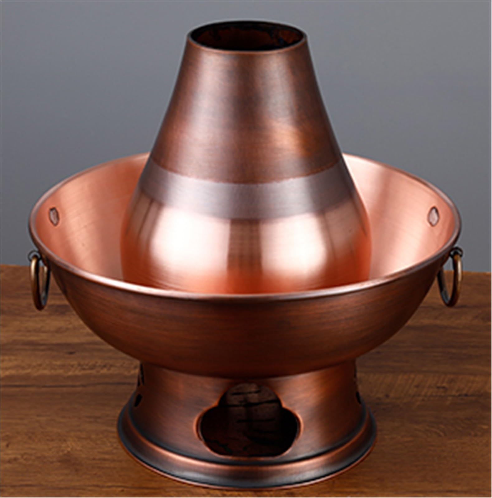 INUUXLG Hotpot for Cooking Multifunctional Hot Pot Copper Hot Pot Commercial Handmade Chinese Copper Pot Copper Stove Cooking Pot Kitchenware