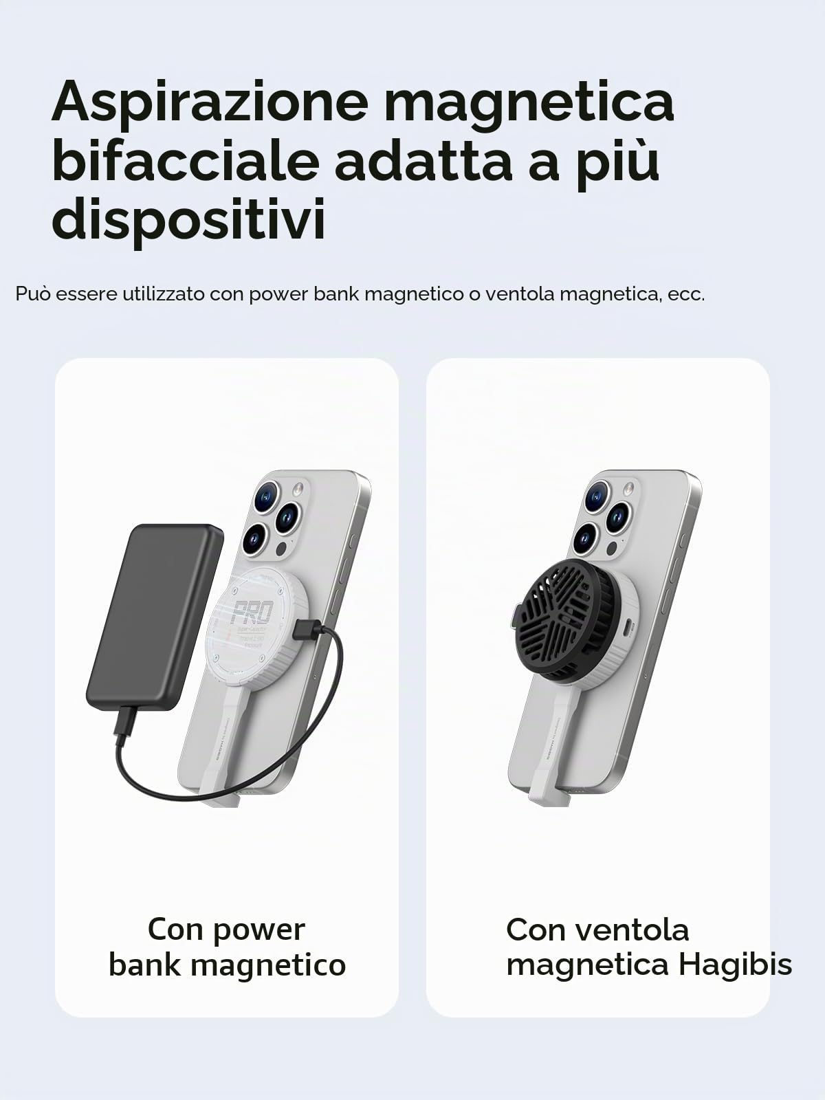 Hagibis Custodia magnetica M.2 2230 NVMe SSD con Magsafe per iPhone 16 15 Pro Max ProRes, adattatore da USB C a NVMe da 10 Gbps, PD da 100 W, porta USB C, custodia SSD esterna per MacBook, iPad Pro
