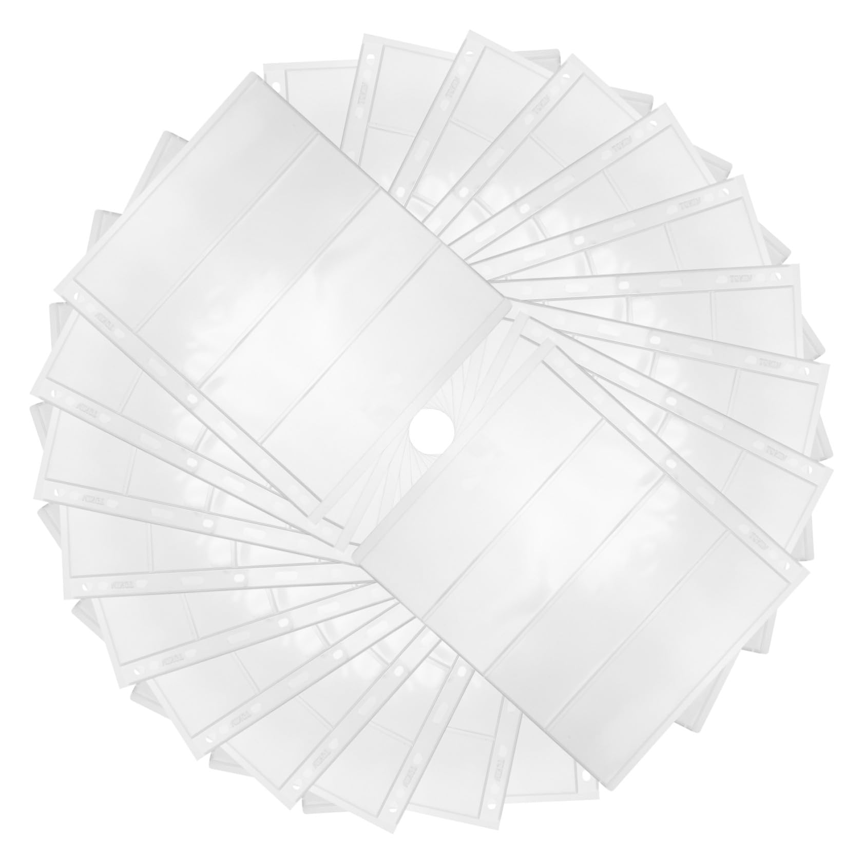 20 Páginas Protectoras Transparentes para Archivador de Monedas y Billetes