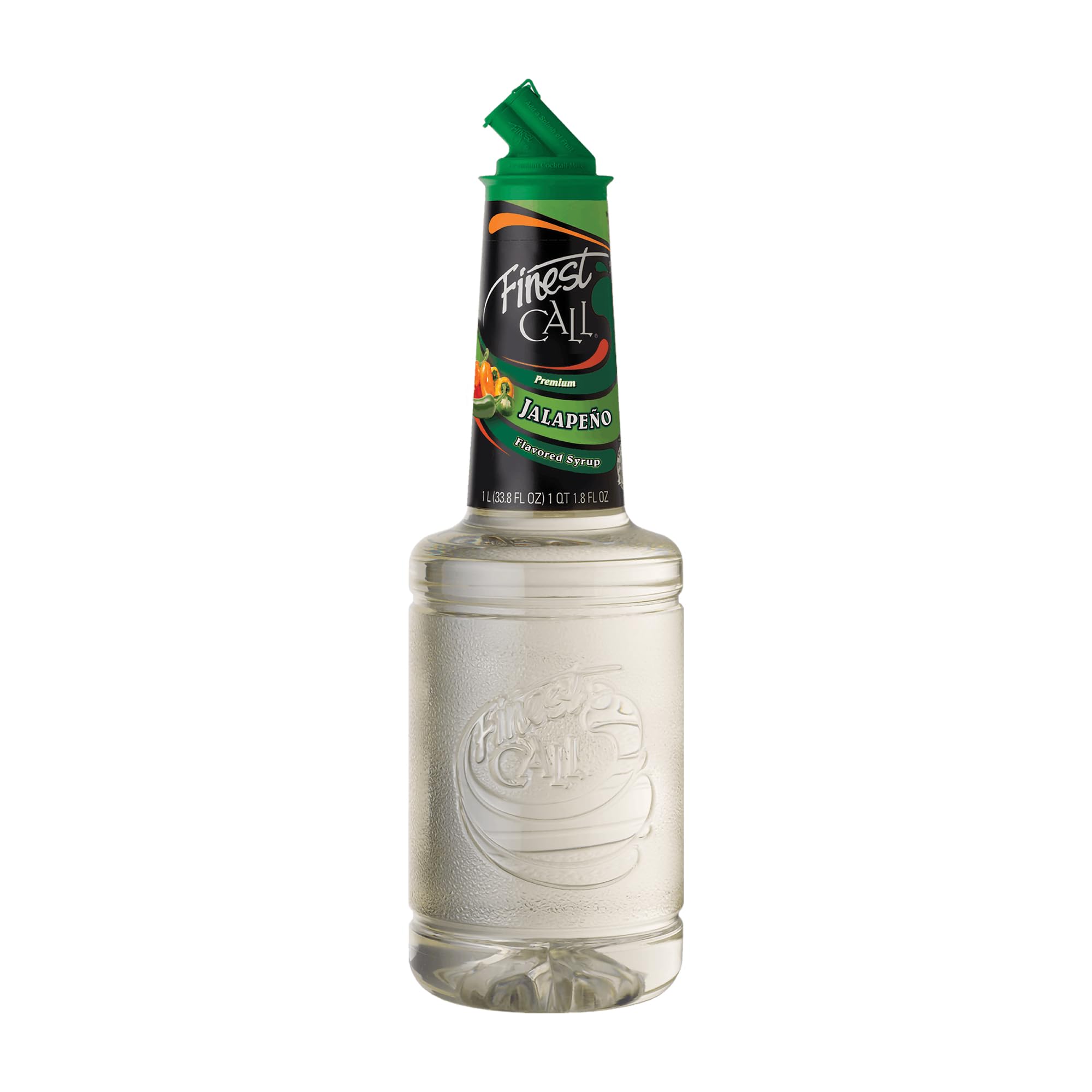 Finest Call Jalapeño Flavoured Syrup | Non-Alcoholic | Cocktail Ingredient | 1 Litre Bottle | Easy Pour | Bar Essential | Premium Ingredients | Cocktails, Drinks, Mocktails, Spicy