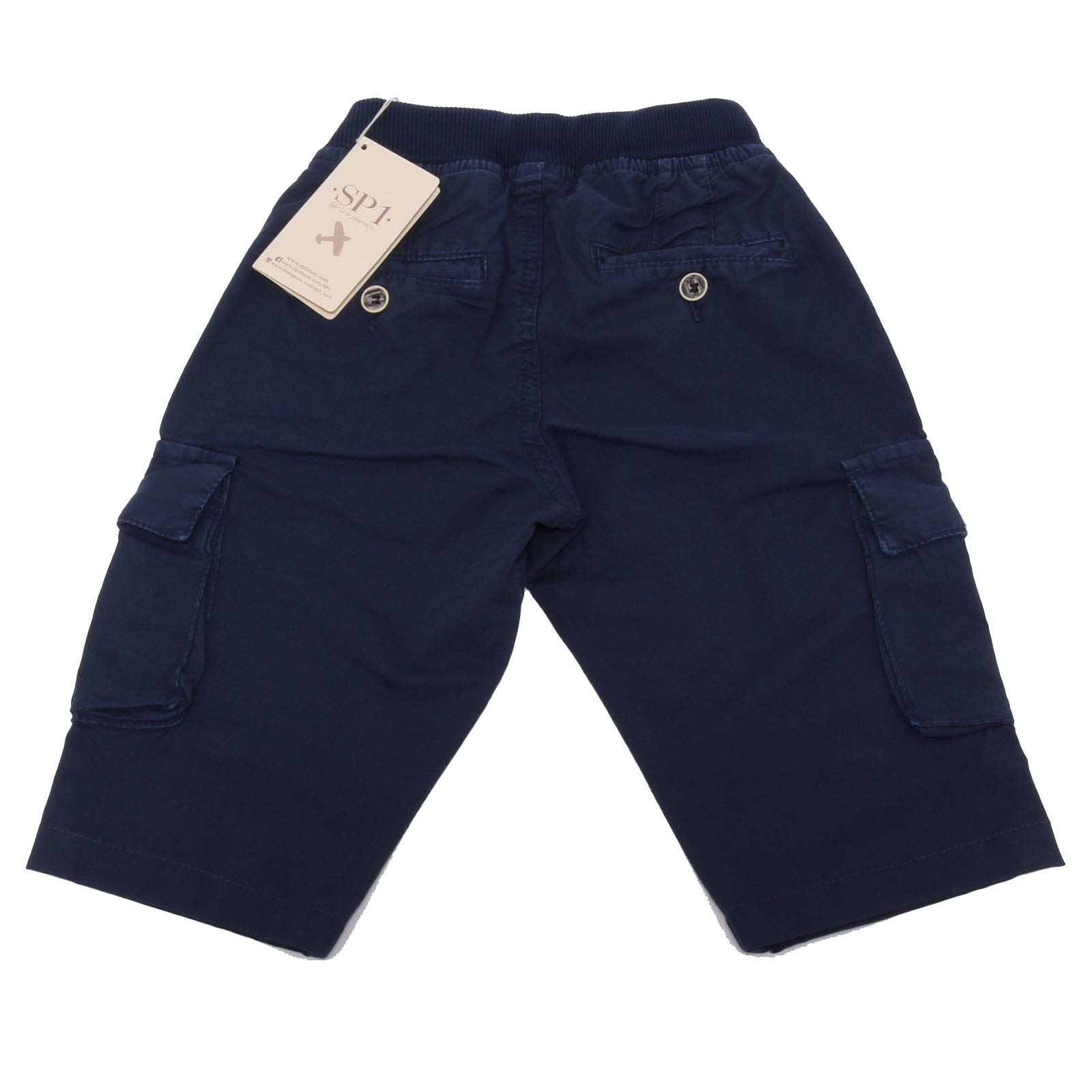 SP1 5020AB bermuda bimbo BOY blue garment dyed shorts kid