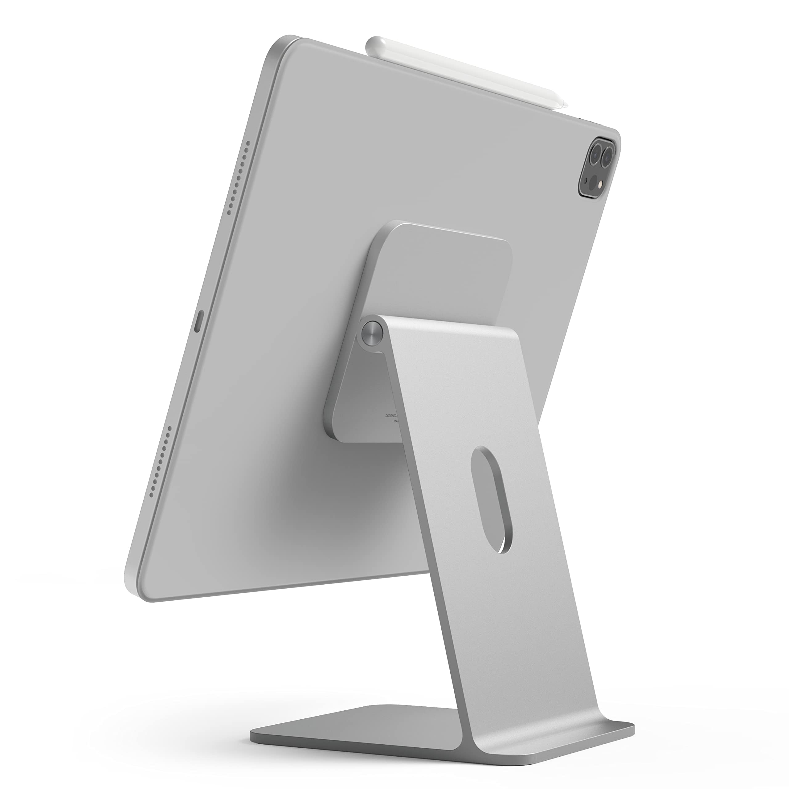 elago Supporto Magnetico Premium per iPad e Nintendo Switch 2 | iPad Pro 12,9" (5°, 4°), 11" (3°, 2°), Air 11" (5°, 4°), Mini 8,3" (6°, A17 Pro), 11" (10°) [Argento]