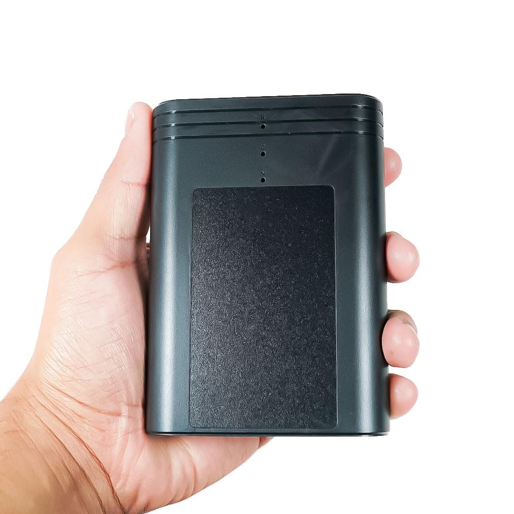 Microspia Antifurto Audio Wi-Fi con Microfono Esterno Rimovibile – Mini Registratore Magnetico – Registratore Vocale Digitale Professionale – Autonomia Fino a 12 Mesi (KANT 3000 POWER)