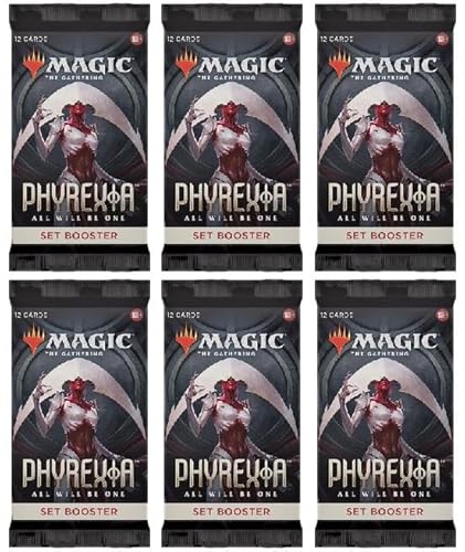 Generic 6 Packs Set Booster Pack Lot for Phyrexia All Will Be One for Magic: The Gathering