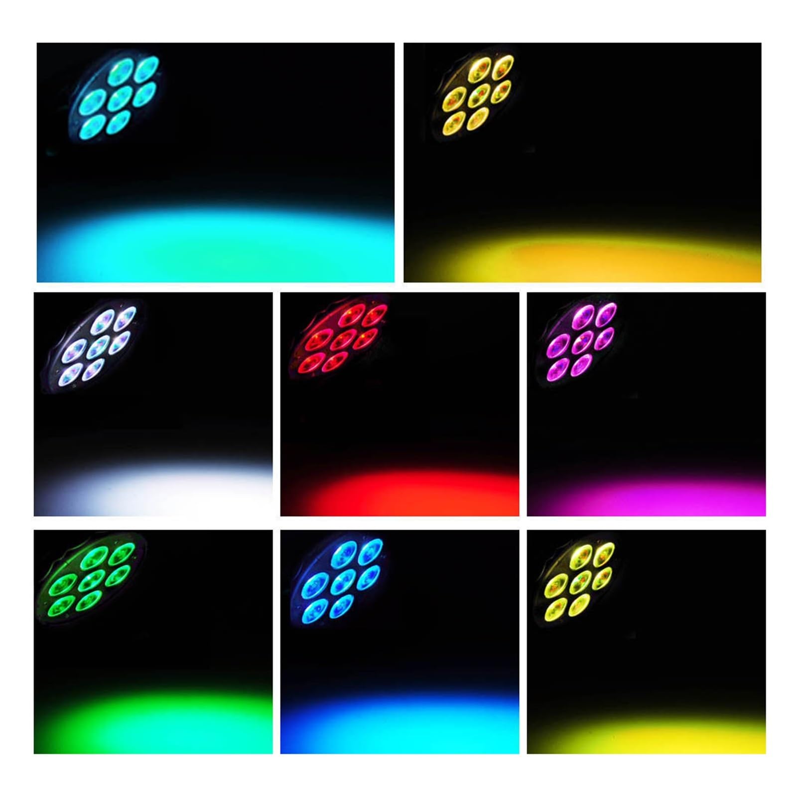 LED Wash 7x18W RGBWA + UV/7x12W RGBW Moving Head Beleuchtung 4in1 for Disco DJ KTV 12/16DMX Kanäle Bühne Dj Licht Für Partys und Clubs