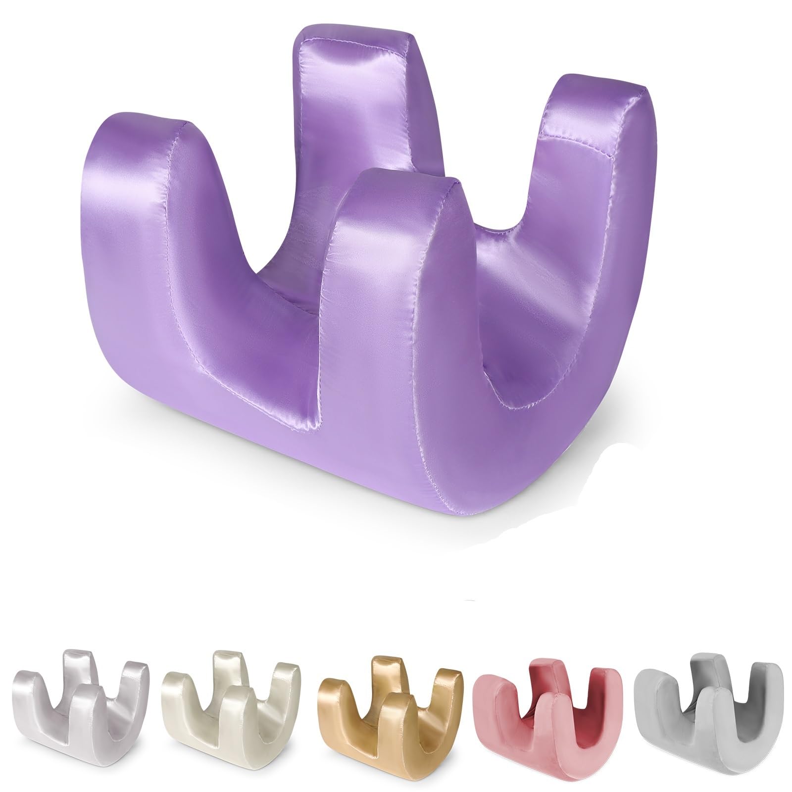 Memory Foam Pillow Orthopedic Neck Support Beauty Sleep Multiple Colors Soft Comfortable Face Purple