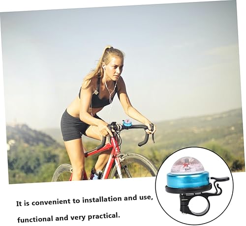 Miniatura 6 de Kisangel Campana de bicicleta para niños, bicicletas para adultos, accesorios de latón, alarma de bicicleta, campana de bicicleta para manillar de