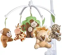 Móbile Berço Bebê Musical E Giratório Animais Da Floresta SleepBaby