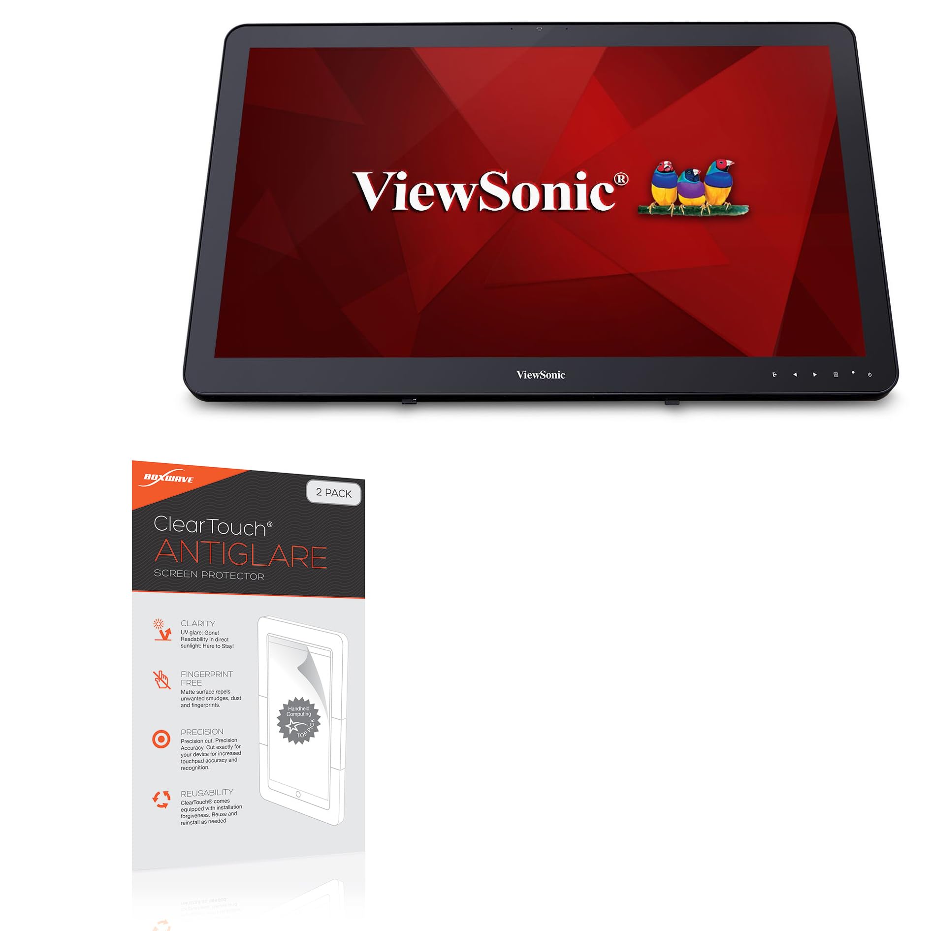 BoxWave Screen Protector Compatible With Viewsonic TD2430 (24