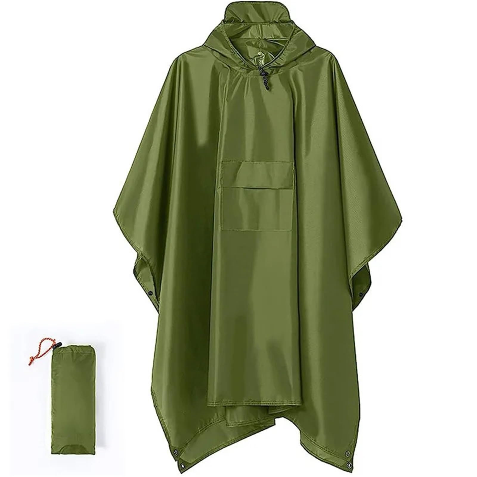 1 poncho antipioggia multifunzionale 3 in - Impermeabile e traspirante for esterni, for escursionismo, campeggio, alpinismo