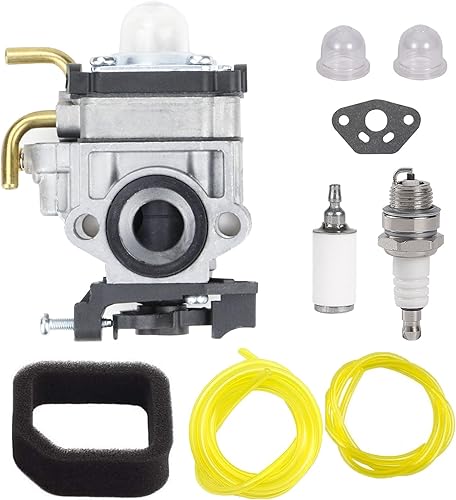 308054129 RY38BP - Kit de afinación de carburador que reemplaza para Ryobi RY38BP 38cc Mochila Soplador Carb Parts con filtro de aire Kit de juntas