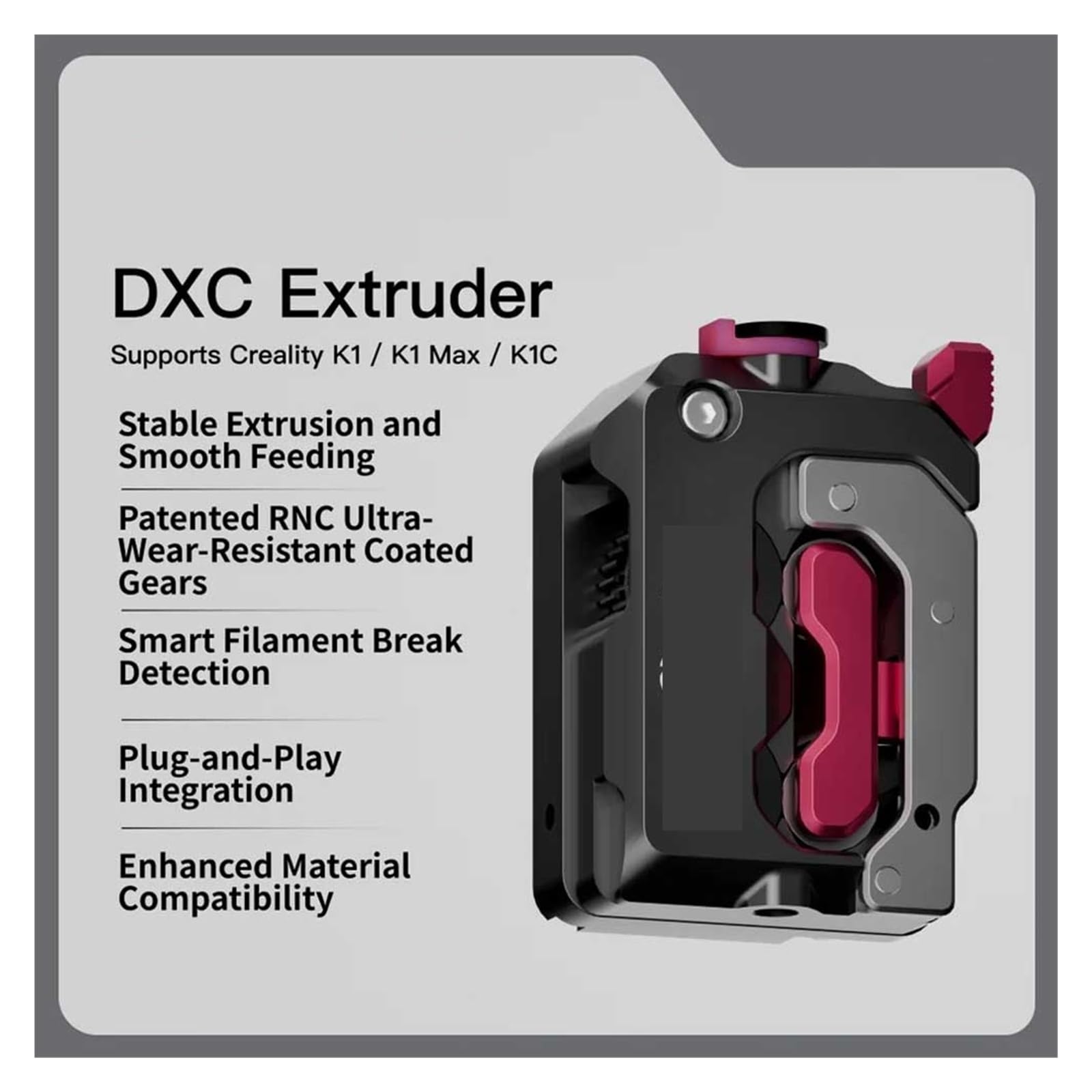Amazon.co.jp: DXC エクストルーダー（モーターなし）、押し出し機構