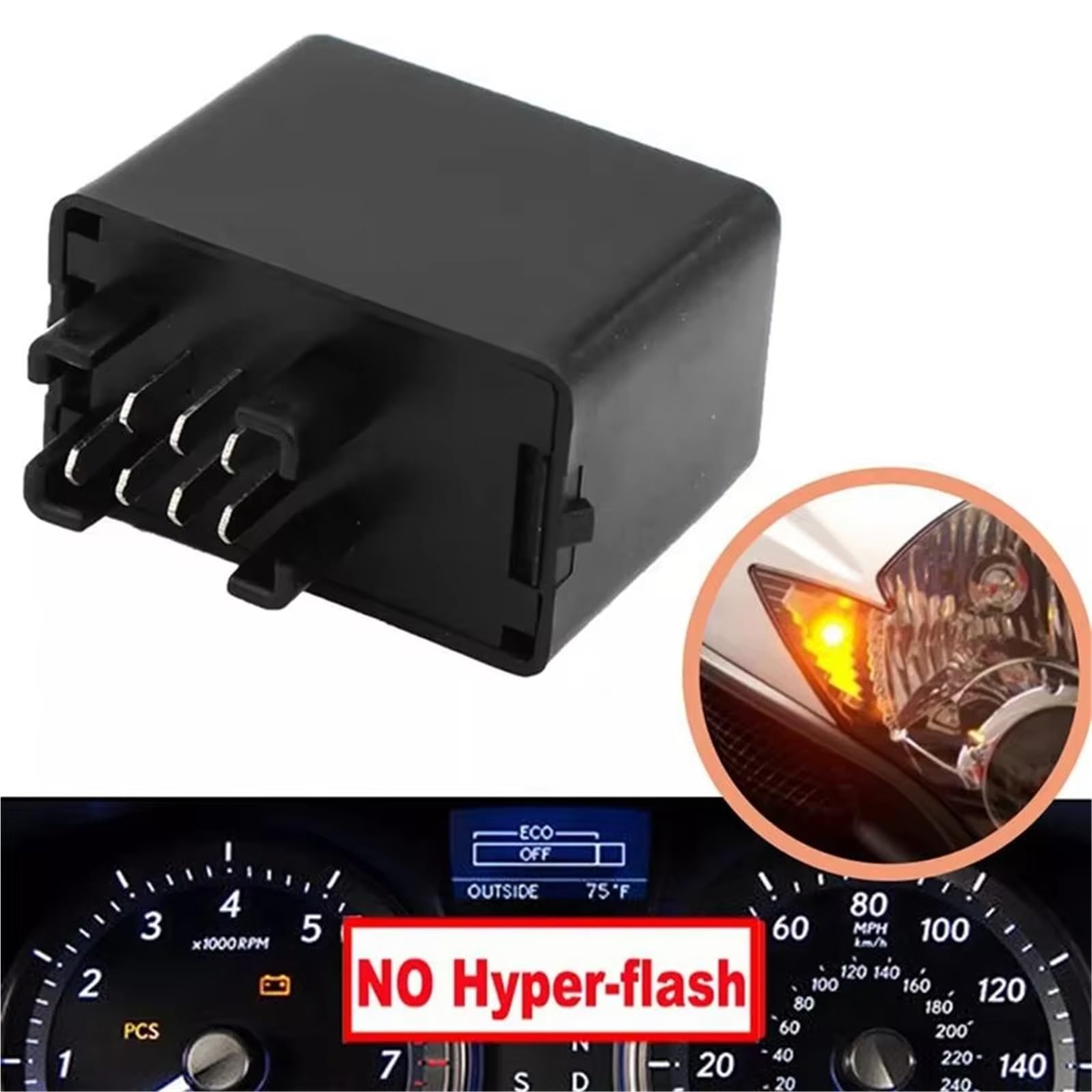 Compatible Con Suzuki Para GSF1200 Para Bandit 2001 2002 2003 2004 2005 Controlador Flash Señal Giro Relé Intermitente 7 Pines Dirección
