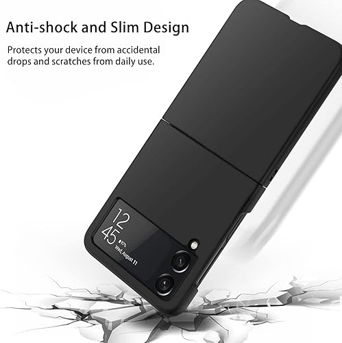 Miniatura 2 de GB Slim Fusion - Carcasa rígida compatible con Samsung Galaxy Z Flip 4, diseño de tonos arcoíris