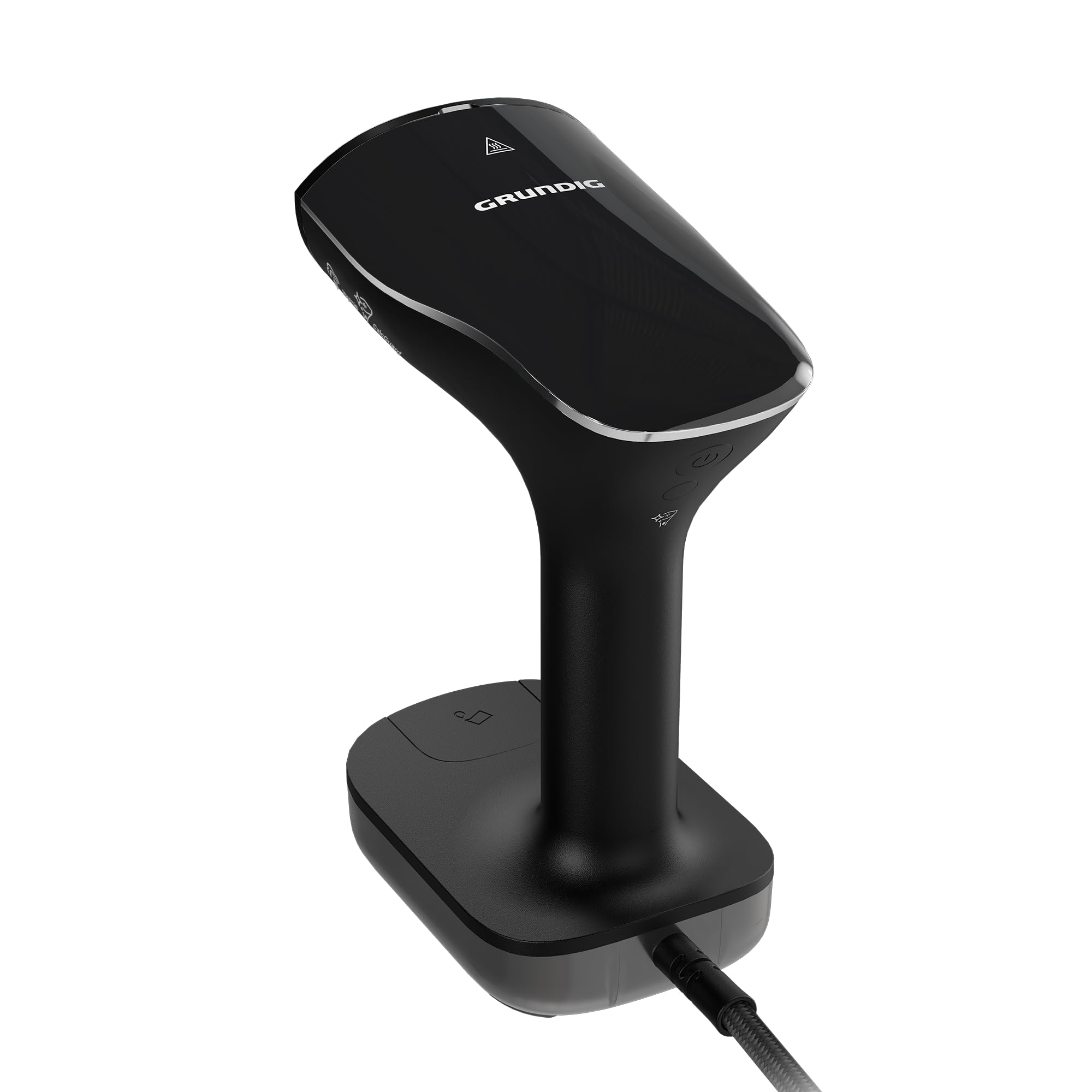 Grundig ST 8450 CalcGuard Cepillo de Vapor con 2280 W, placa de cerámica, 30 g/min, compacto, rápido e ideal para viajar