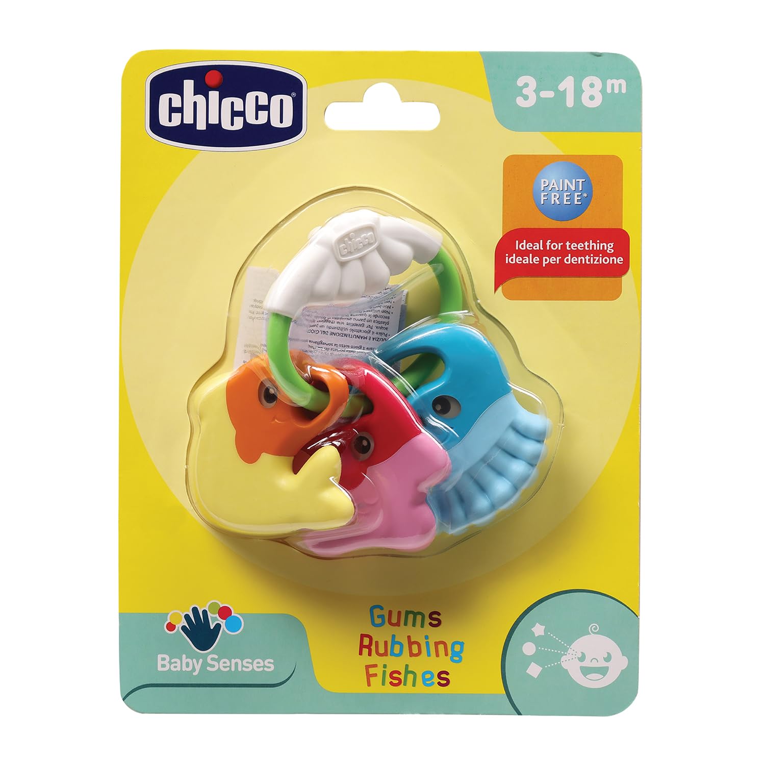 Chicco Baby Senses Sea Creatures Teether rattles (Multicolour, Any gender)