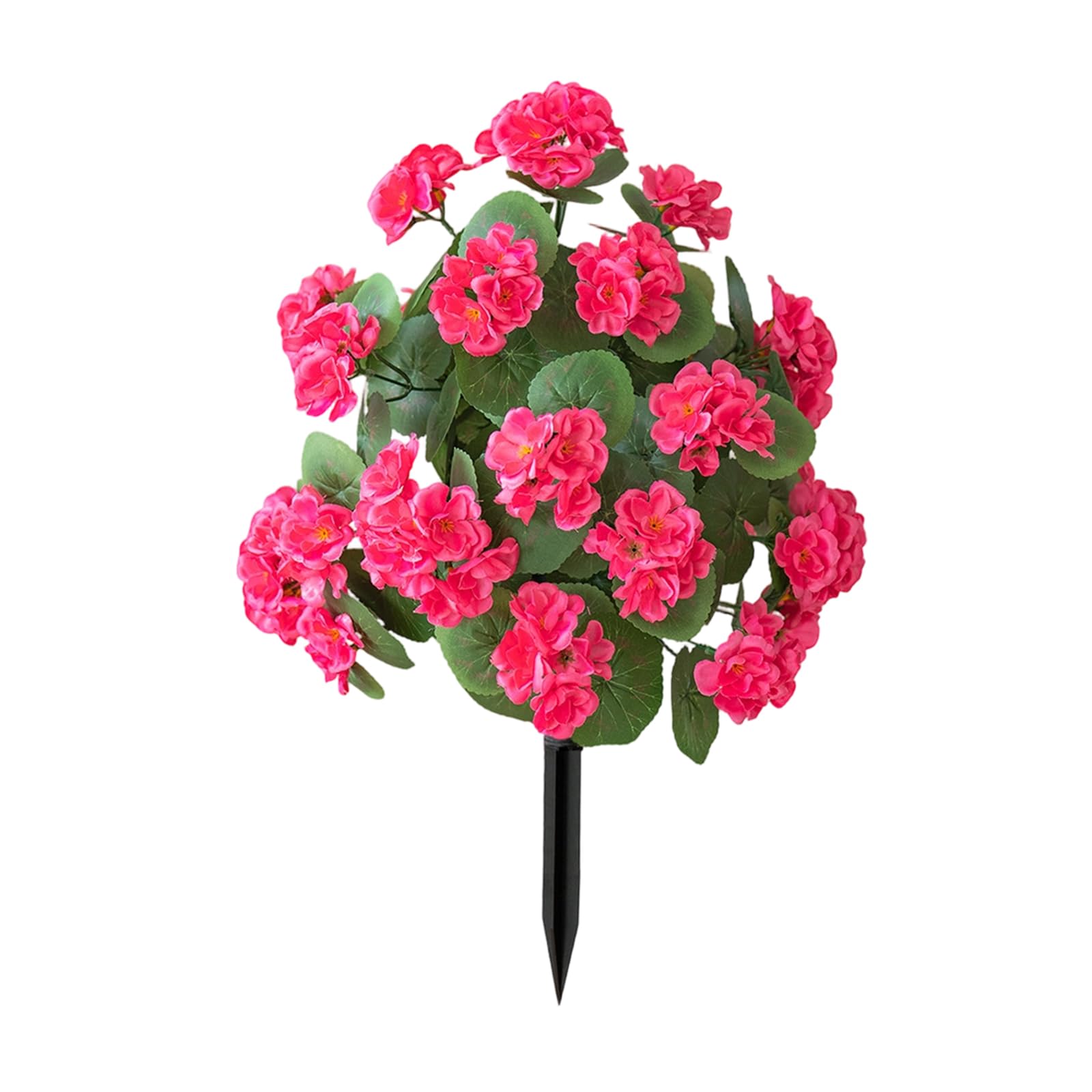 QWYFGM Artificial Garden Flowers,Plant Stakes Outdoor,for,Stakes Decorative,Outdoors Flowers,Topiary Balls,Realistic Crabapple Flower Stake Outdoor Artificial Plant with Stake for Garden Patio Yard