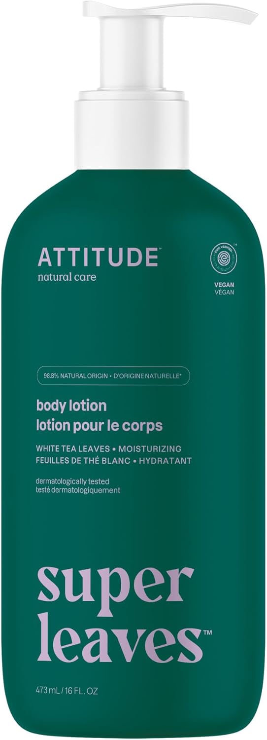 ATTITUDE Body Lotion, EWG Verified, Dermatologically Tested, Plant and MineralBased Ingredients