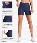 Dragon Fit Womens Yoga Shorts with Pockets High Waist Workouts Shorts Tummy Control Yoga Pants for Running Gym Fitness