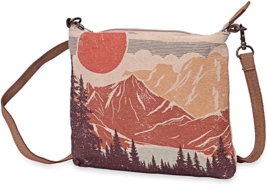 COTT N CURLS National Park - Wristlet Wallets for Women, Crossbody Sling Bags, Cell Phone Purse, Book Bag, Crossbody Purse