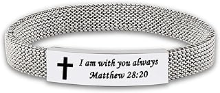 Bible Verse Jewelry Inspirational Elastic Bracelet Faith Bible Verse Quote Jewelry Religious Jewelry Christian Faith Gifts