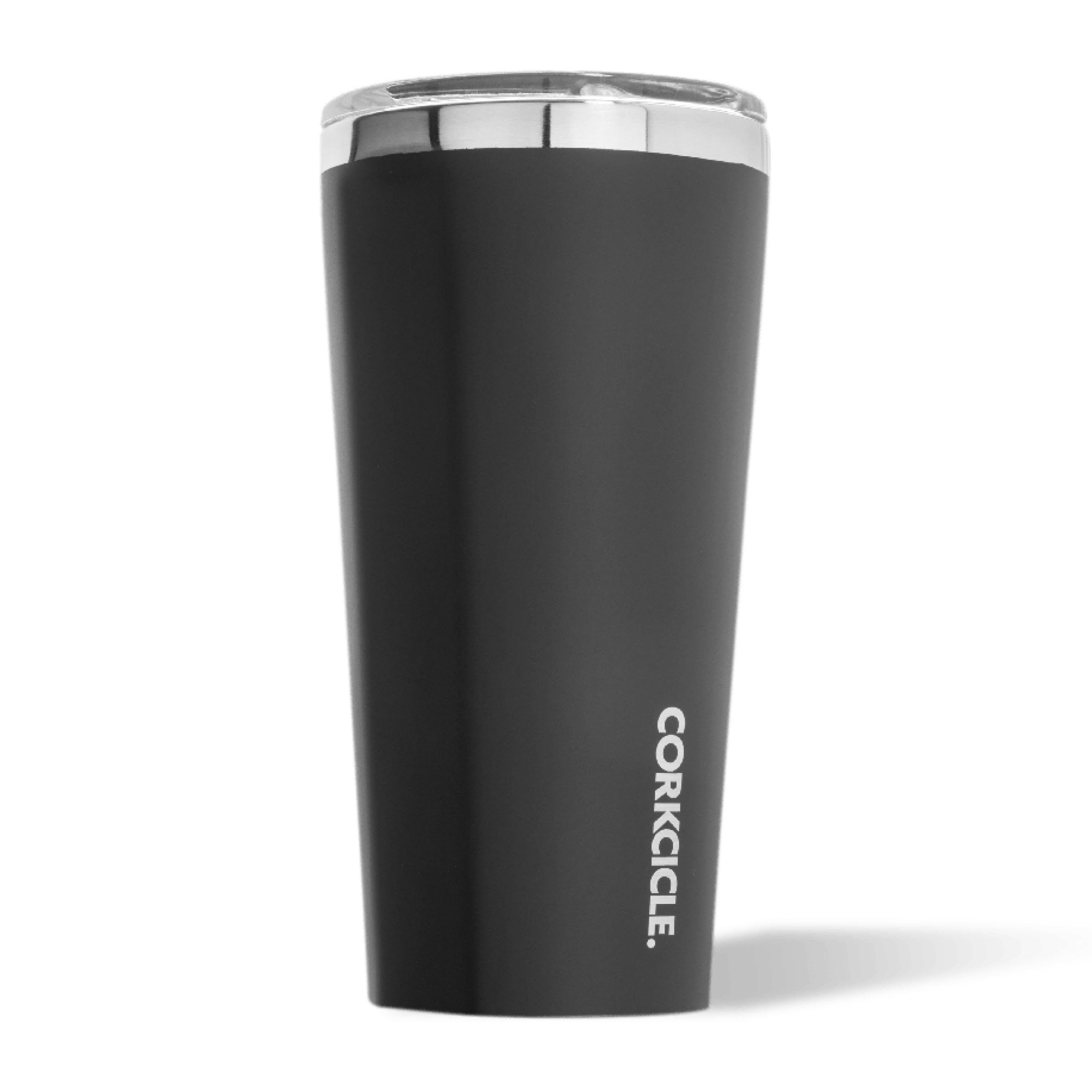 Classic Tumbler - Keeps Drinks Cold for 9 Hours & Hot for 3 - Triple-Insulated Stainless Steel - Holiday Tumbler Gift - 16 oz - Matte Black