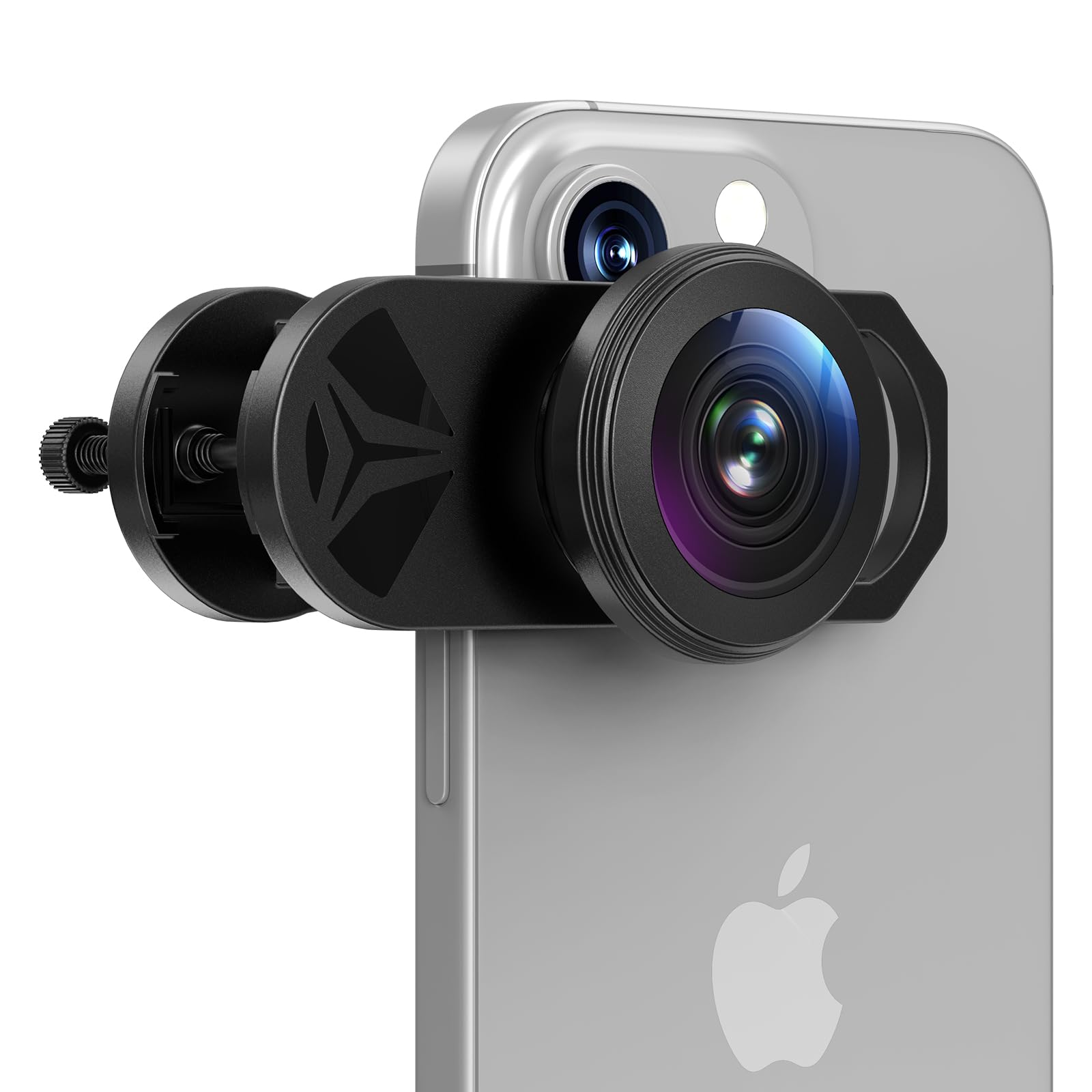 Obiettivo Fisheye HD 200° per iPhone e smartphone Samsung, nero