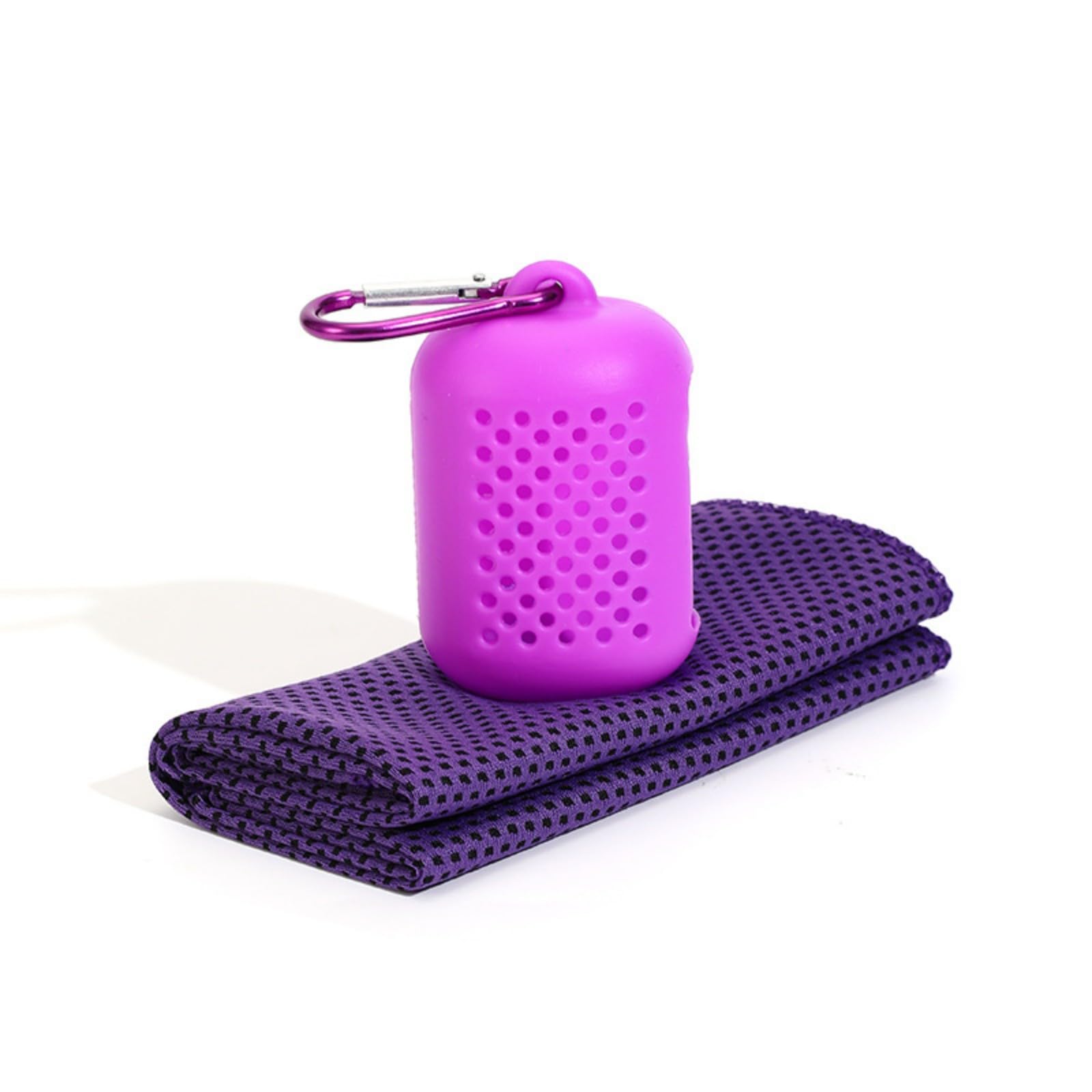 Limtula Multipurpose Sports Cooling Towel Light Weight Outdoor Travel Quick Drying for Golfers Runner Easy to Carry Outdoor Travel Quick Drying with Silicone Box