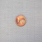 123Stahl-Shop Edelstahl Drahtgewebe Fliegengitter Gaze - 1,00 mm x 1,00 m Rolle - Silber