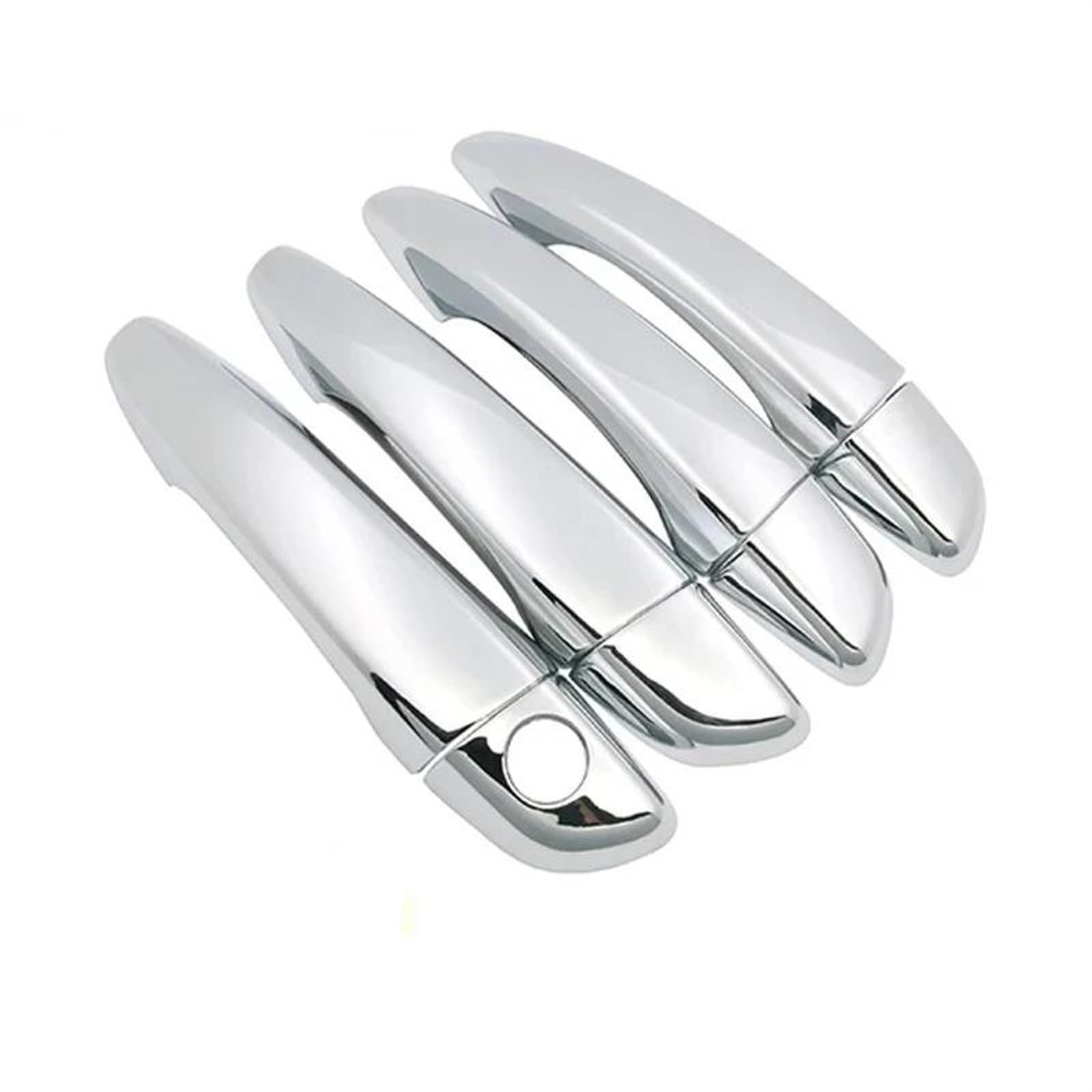 JTWMTY Car Exterior Door Handle Cover Styling Sticker Trim Protective Accessories for Peugeot 208 P21 2019 2020-2024(Style 4)