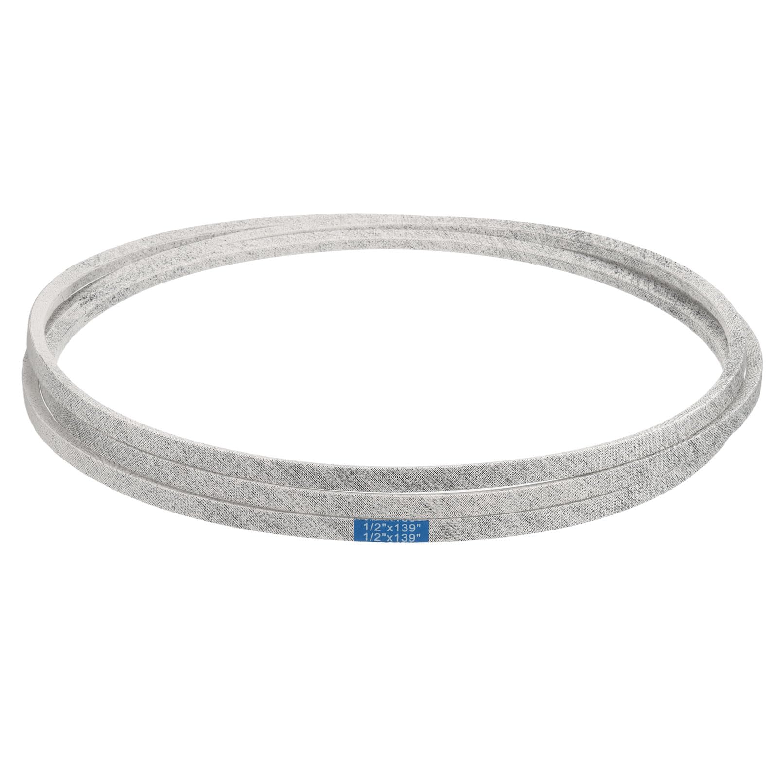 sourcing map Cord Mower Deck Belt 1/2" x 139" Aramid Replacement Cord Deck Drive Belt for GY20571 GX20305, Gray