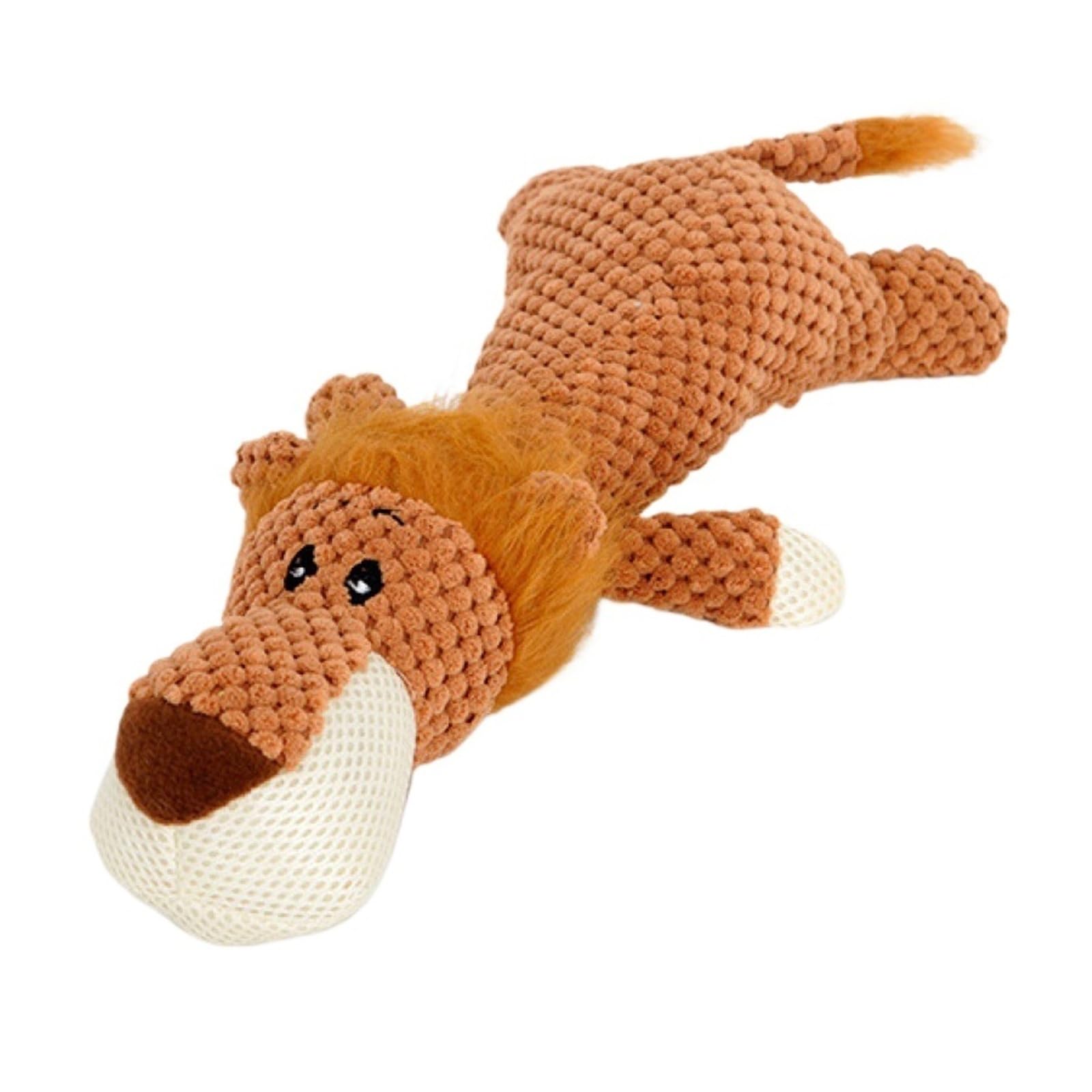 Weiches Kauspielzeug für Hunde, niedliches langlebiges Hundespielzeug, Stofftier, Plüschtier, Welpen, Haustier, Mutt-Spielzeug, Plüsch-Hunde-Kauspielzeug, geeignet für große, mittelgroße und kleine